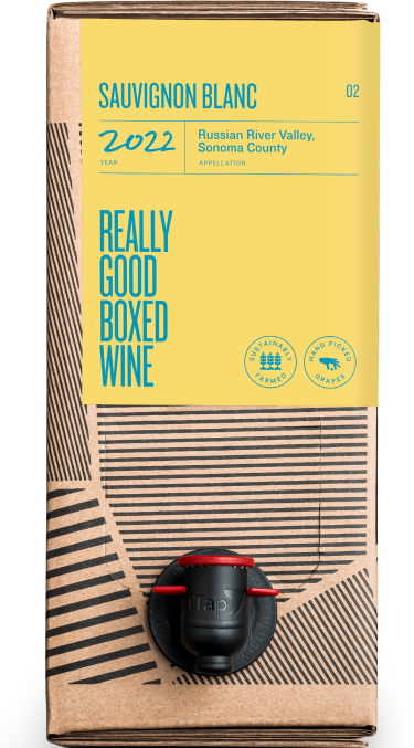 2022 SAUVIGNON BLANC RUSSIAN RIVER VALLEY Really Good Boxed Wine